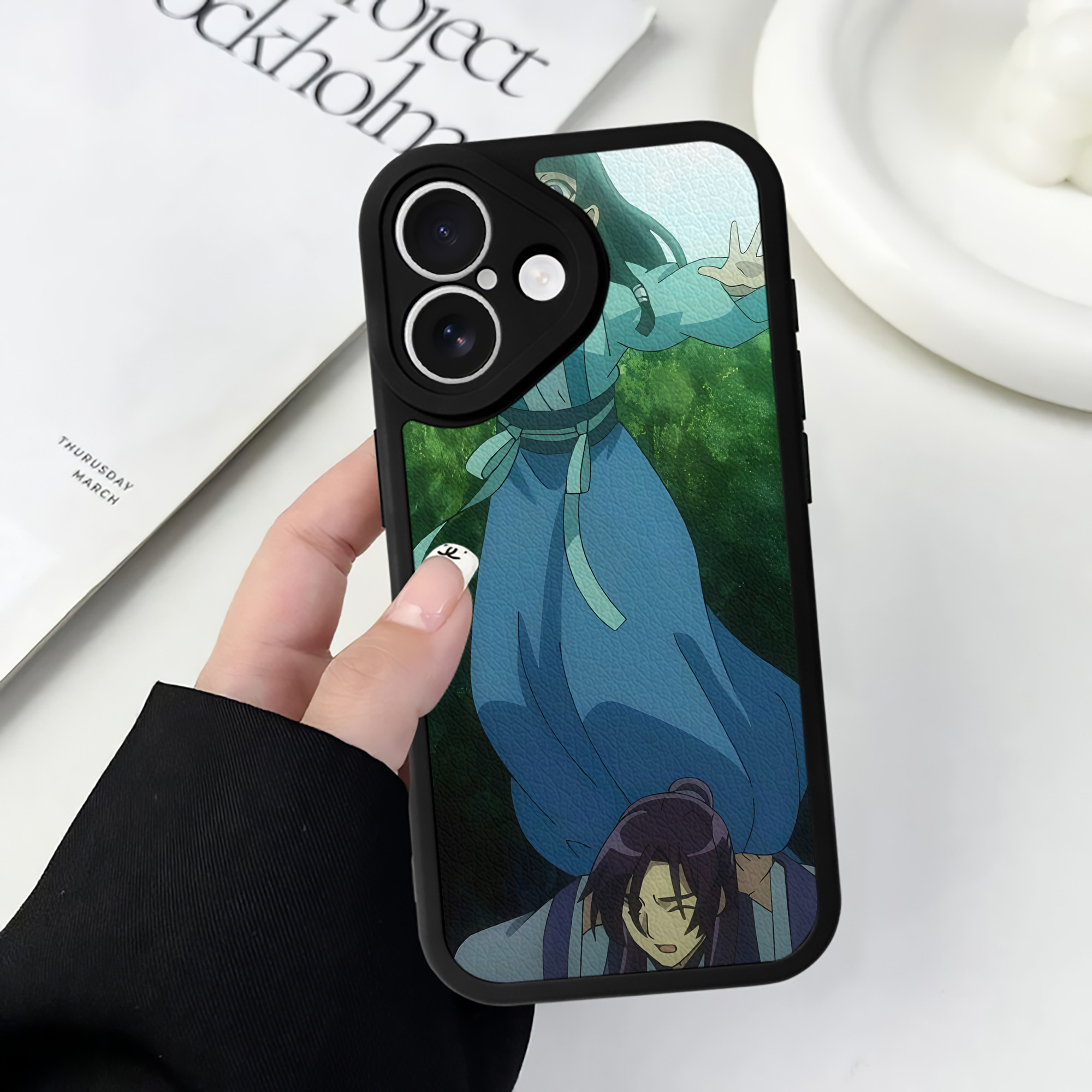 薬屋のひとりごと The Apothecary Diaries 【iPhone 16シリーズ対応】シリコンスマホケース（レザー調） 材質：シリコン